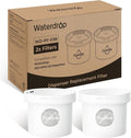 Waterdrop Fluoride-Reducing Replacement Filters for WD-WFD-02L, WD-WFD-02W Dispenser Filtration System, Reduces PFOA/PFOS, Last Up to 150 Gallon or 2 months, WD-PF-03B (2 Packs)