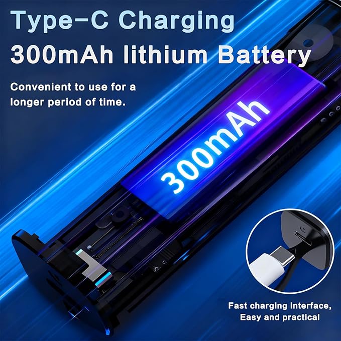 Portable Breathalyzer, BAC Tester with Digital Display, Audible and Visual Alarm, Type-C Charging Non-Contact Personal Breathalyzers for Home & Travel Use