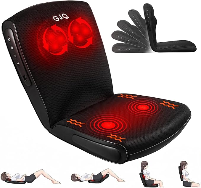 Multi functional massager Shiatsu Neck and Back Massager chair with Heat,massage chair full body for Pain Relief Deep Tissue,massage chair pad for Outdoors Home Office, Gifts for Women Men Parents