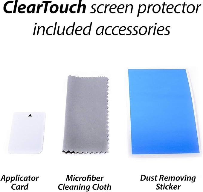 BoxWave Screen Protector Compatible with Skylight Calendar (15 inch) - ClearTouch Crystal (2-Pack), HD Film Skin - Shields from Scratches