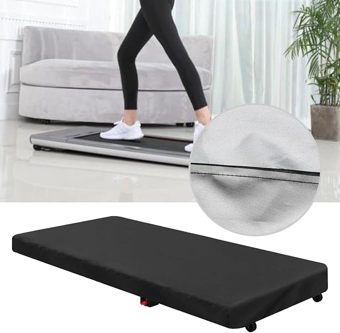 Under Desk Treadmill Cover 420D Walking Pad Cover Waterproof Protective Dust-Proof for Home Walking Treadmill Indoor Office Under Desk Running Machine