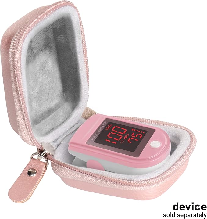 Case for Zacurate Pro 500DL, Childrend: Innovo Deluxe, Santamedical 2. Facelake FL400 t. FL350: Vive Precision Spo2 Accumed cms-50dl, 50D1, Healthtree (Rose Gold)