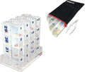MedCenter Monthly Pill Organizer HSA/FSA – 31-Day Pill System with Daily Numbered Boxes, Travel Canvas Pouch & Bonus Tweezers – Easy, Organized, and Simple Medication Management