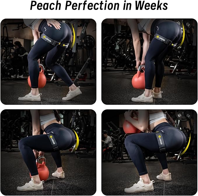 Booty Bands for Working Out Glutes, Adjustable Blood Flow Restriction Bands with Non Slip for Workout Butt & Thigh Building, Occlusion Bands for Women and Men Glutes Easy to Carry