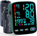 Blood Pressure Monitor,2 Cuff Sizes Automatic Upper Arm Blood Pressure Machine,9-17'' & 13-21'' Extra Large Blood Pressure Cuff Large LED Backlit Screen-3 User Mode/USB Cable and 4 AAA Batteries