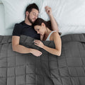 CYMULA Weighted Blanket for Adults (25lbs 80"x87" King Size) - Cooling Breathable Heavy Blankets for Summer Winter - Ultra Microfiber Soft Comfort Blanket with Glass Beads - Gifts for Men/Women