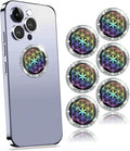 Crystal Diamond Protection Cell Phone Stickers Smart Phone, Laptops, Tablets, All Devices,Silver（6 pcs）