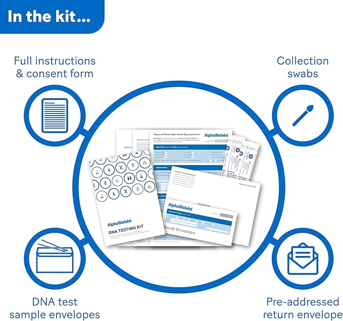 DNA Paternity Test Kit - Fast Results from AlphaBiolabs - 100% Accurate