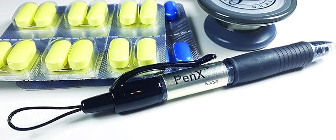 PenX - Nurse - Multipurpose Medication Pill Opener - Retractable Blade - Non-Slip Grip