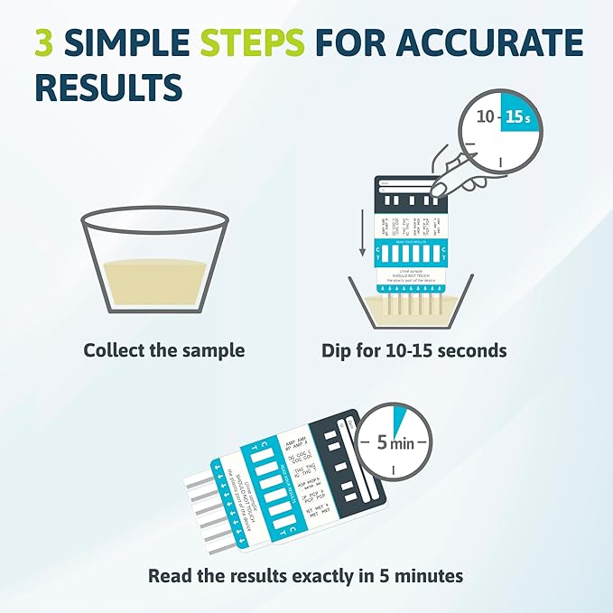 Exploro 14 Panel Urine Drug Test Kit, Instant at Home Drug Test for 7 Illicit & 7 Prescription Drugs THC,OPI,AMP, BAR, BUP, BZO, COC, mAMP, MDMA, MTD, OXY, PCP, EDDP, TCA, Drug Test Kit (Pack of 2)