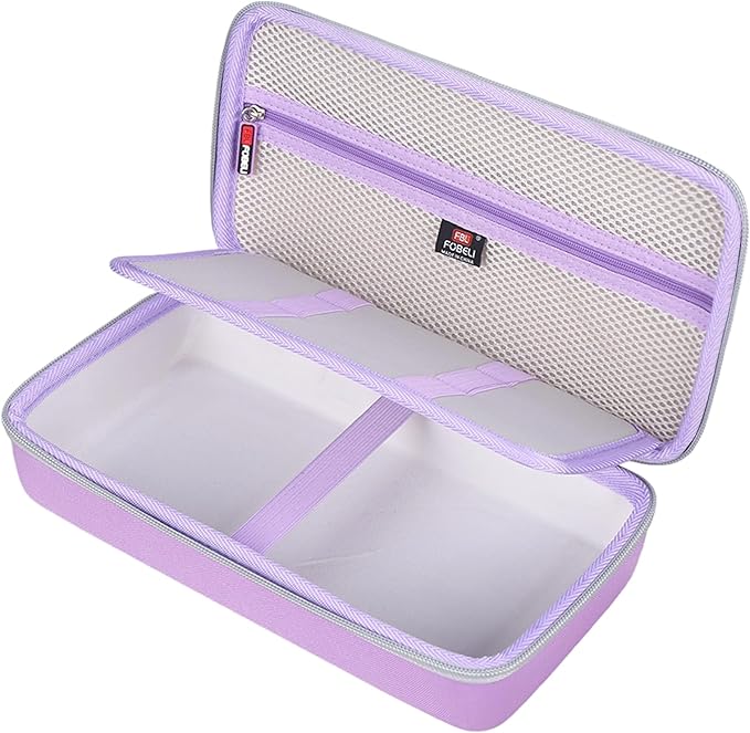 FBLFOBELI Hard Storage Case Compatible with NuDerma/for Houzzi/for Signstek/for APREUTY/for FAZJEUNE/for NewWay Professional Clinical Portable Handheld High Frequency Skin Wand Machine (Purple)