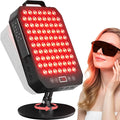 Red Light Therapy Panel for Face and Body, 78 LEDs Dual Chip 660nm Red Light & 850nm Near Infrared Light Device with Rotatable Stand and Magnetic Remote for Skin, Sleep, Athletic Performance
