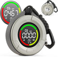 DS-100PRO Portable CO & CO2 Detector for Travel, 4-in-1 Magnetic Carbon Monoxide and Carbon Dioxide Detector, Audible & Visual Alarm, 3-Day Standby, CO & CO2 Monitor for Home, Tent, RV