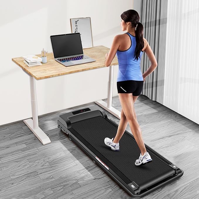 Walking Pad, 3.0HP Walking Pad Treadmill with Handle Bar, 3 in 1 Portable Under Desk Treadmills for Home,Foldable Treadmill for Small Space,Compact Home Treadmills with Remote Control,300LBS Capacity