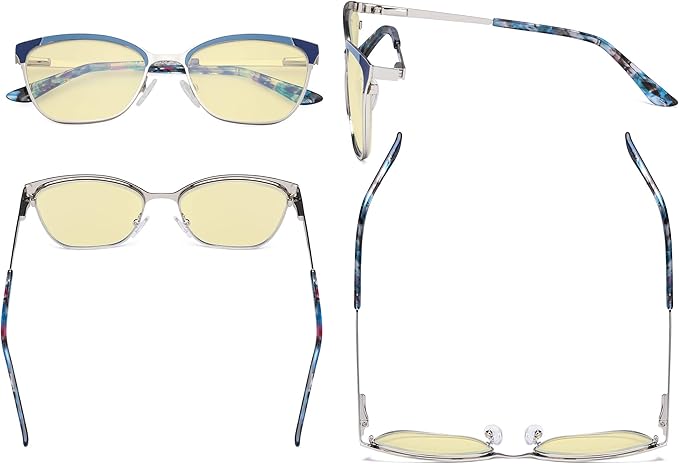 Eyekepper Ladies Butterfly Design Blue Light Glasses - Computer Screen Eyegalsses Women