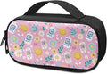Rnyleeg Pink Diabetic Bags for Supplies Cute Sun Flowers Insulin Bag for Women Small Diabetic Supplies Storage for Home Medicine Carrying Case Glucose Meter Cases
