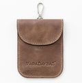 Faraday Key Fob Protector - Real Leather Premium Signal Blocking Pouches - RFID Blocking Car Key Security Shield
