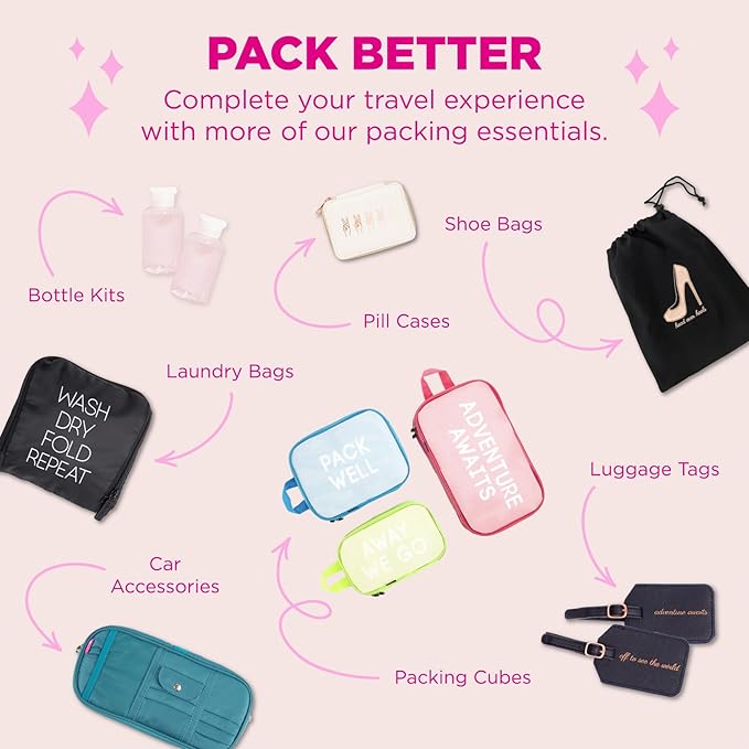 Miamica Women's Zippered Pill Case with 7-Day Removable Plastic Organizer, Cream, 8.1” x 3” x 1.75” – Weekly Medicine Box w/Roll Up Design