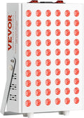 VEVOR Red Light Therapy for Body Face, 60 Dual-Chip LEDs, Red 660nm & Near Infrared 850nm Combo, High Power Red Light Therapy Panel for Recovery, Pain Relief, Wound Healing, Skin Health, 80W