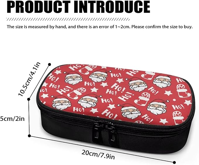 Christmas Santa Claus Insulin Cooler Travel Case Diabetic Medication Insulated Organizer Portable Medicine Cooling Bag for Insulin Pen and Medical Diabetic Supplies Christmas Decor