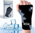 Wearable Thumb Wrist Ice Pack for Pain Relief, Reusable Soft Gel Ice Pack, for Injuries Surgery Recovery Hot Cold Compress Therapy for Carpal Tunnel Tendonitis Swelling Arthritis
