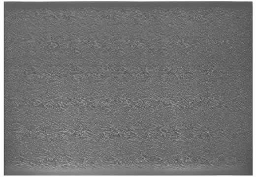 Portico Systems 18020305T Comfort Step 3/8" Anti-Fatigue Mat with Pebble Emboss, Grey, 2" x 3"