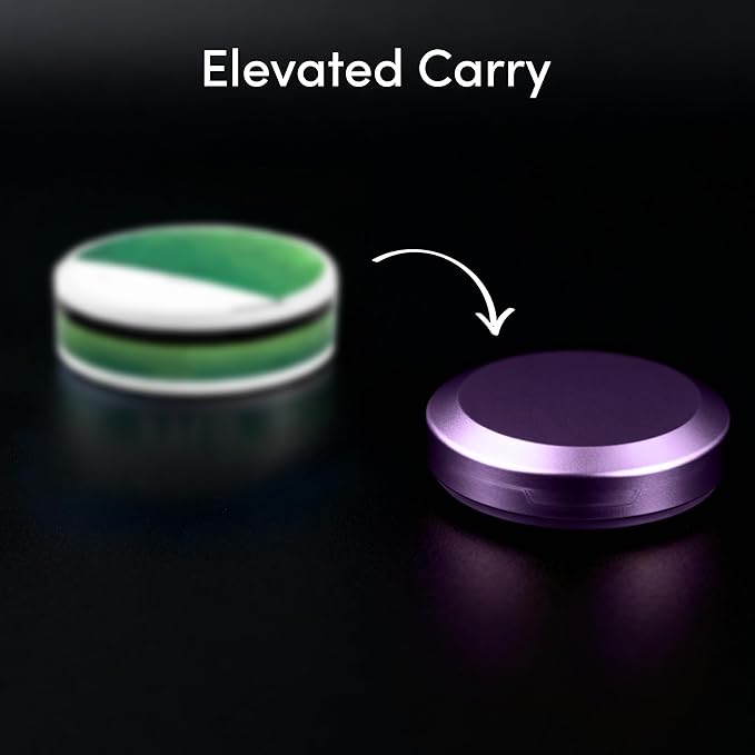 Aluminum Zyn Can – Slim Metal Zyn Container for Pouches & Snus | Core Series | Lavender Purple
