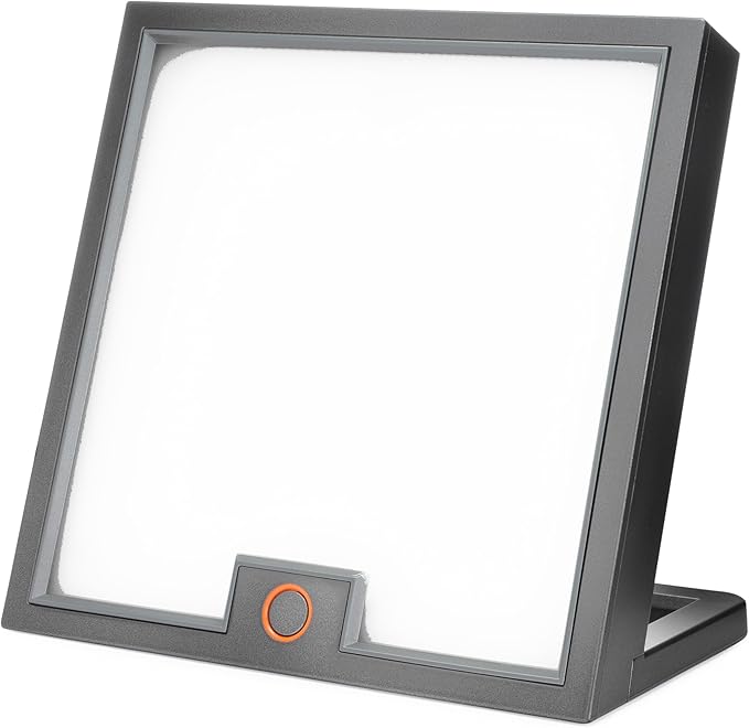 Circadian Optics Lumine Light Therapy Desk Lamp | As Seen On Shark Tank | 10,000 LUX UV-Free Full-Spectrum LEDs | Powerful & Large Light Panel | Sunlight Lamp for Seasonal Blues, Focus, Energy & Sleep