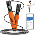 RENPHO Smart Jump Rope - APP Data Storage & Tracking & Analysis, Tangle-Free Jumping Rope for Men, Women, Skipping Rope with Counter, Adjustable workout Jump Ropes for Crossfit, Gym, MMA