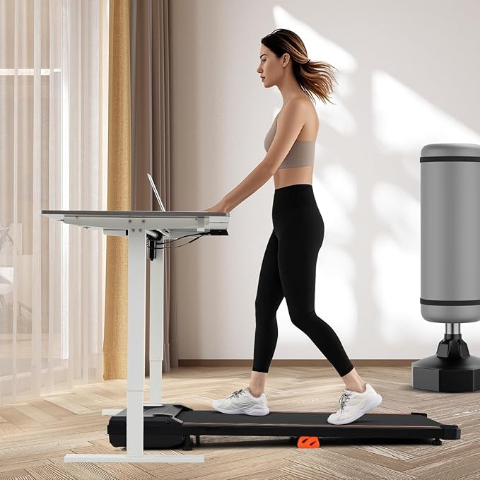 GYMAX Walking Pad, 340lbs 3 in 1 Treadmill with Remote & LED Display, 12 Preset Programs & 3 Countdown Modes, 0.5-4 MPH Under Desk Treadmill Walking Jogging Running Machine for Home Office Desk