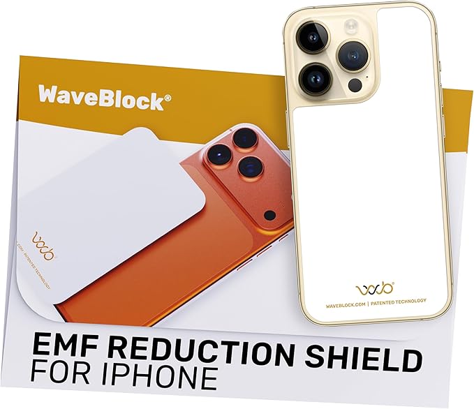 Harm Blocker for iPhone 14/14 Pro | 5G Shield Reduction Sticker | Tested in FCC Certified Lab | WaveBlock iProtect Sticker for iPhone | Made in USA