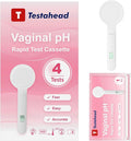 BV Test Strips for Women, 10-Seconds Vaginal pH Test Strips, 4 Count – Easy Home Detection of Bacterial Vaginosis, Balanced pH Monitoring