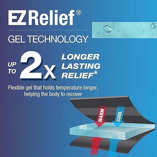 MUELLER Sports Medicine EZ Relief Foot Compression Sleeve, Foot Pain Relief Support for Men and Women, Ideal for Pain & Swelling, Hot & Cold Reusable Gel, Black, One Size