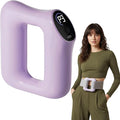 Deep Tissue Percussion Massage Gun, Ergonomic Fascia Blaster with 3 Modes & 5 Levels, Fascia Ring Massager with Belt for Muscle Relief & Full-Body Relaxation (Purple)