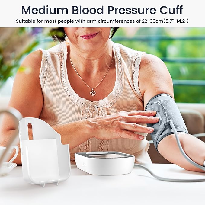 Universal Blood Pressure Cuff(22-36cm) with 6 Different Blood Pressure Connectors are Compatible with Almost All Bp Monitors