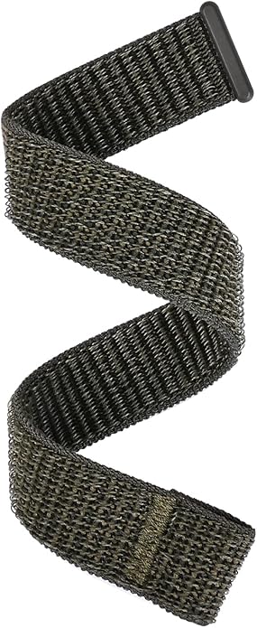 Strap Compatible with Garmin Forerunner 965/955/945/935，22mm Replacement Watch band - Woven Nylon with Hook-And-Loop