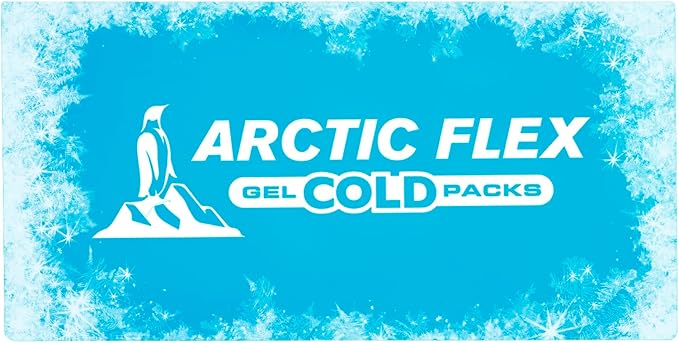 Arctic Flex Gel Replacement Packs - Ice Packs Reusable for Back Ice Brace - Hot and Cold Gel Ice Pack for Injuries, Pain Relief, Swelling - Flexible Therapy Compression Wrap - Athletic, Women, Men