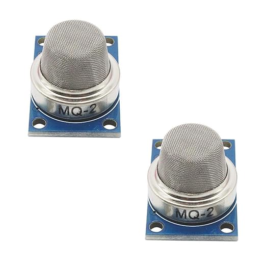 2 Pack MQ-2 Smoke LPG Butane Hydrogen Gas Sensor Detector Module