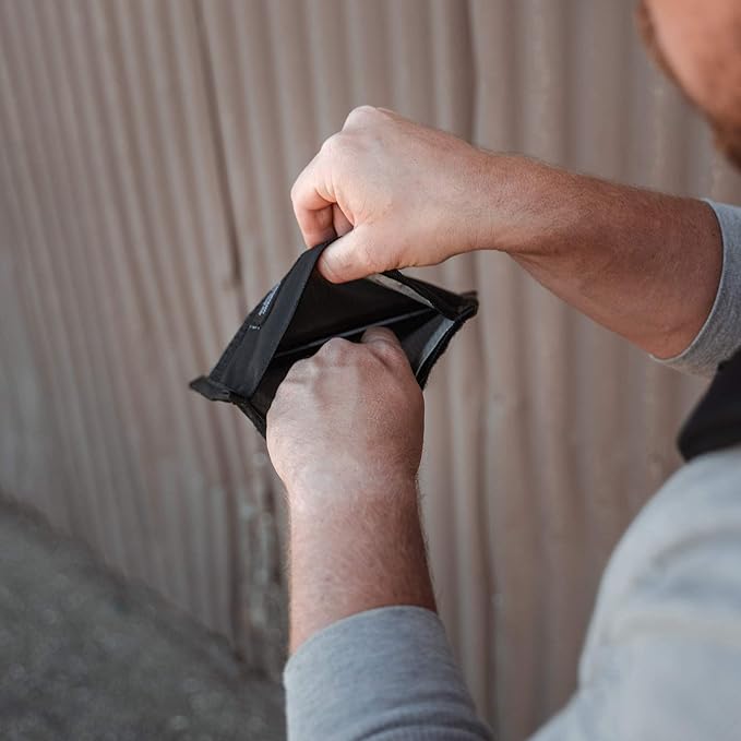 OFFGRID Non-Window Faraday Bags for Phones | Signal Blocking & Anti-Tracking | Made in USA | Fits Smartphones & Key Fobs | Durable ISOTech Fabric | Privacy Protection for Data Security