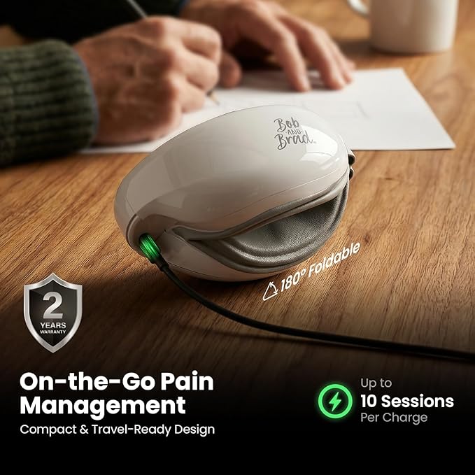 BOB AND BRAD Eye Massager with Heat and Cooling, FSA-HSA Eligible, EyeOasis 3 Heated Eye Massager Mask for Dry Eyes, Migraines, Headaches Relief, Reduce Strain, Improve Sleeping, Mother's Day