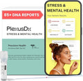Stress & Mental Health Genetic Test | 85+ DNA Reports Including Mood, Anxiety, Cognition, and Brain Health | Custom Supplement, Diet, and Lifestyle Recommendations