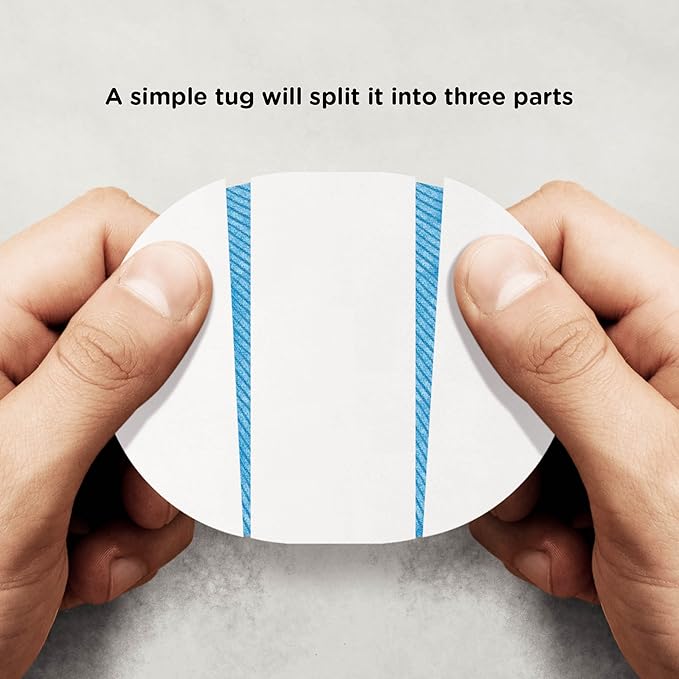 SIMPATCH Universal Adhesive Patch (25-Pack) - Waterproof Adhesive, CGM Patches (Brown)