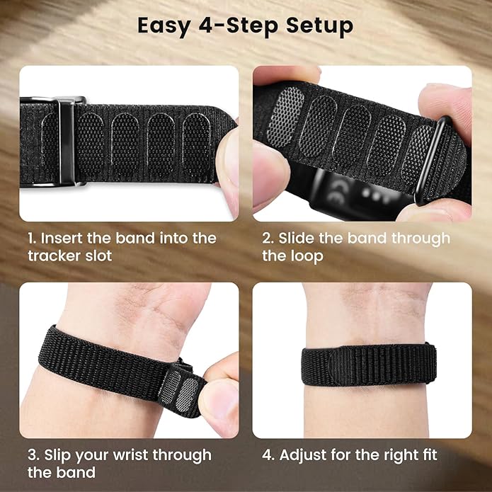 BlackPro for Hume Band Replacement Strap, Soft Breathable Nylon Loop Wristband for HumeHealth Watch Band