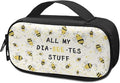 Rnyleeg Diabetic Bags for Supplies for Women Men Insulin Travel Case with Handle Small Size Insulin Bag for Diabetics Glucose Meter Case