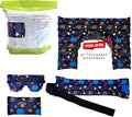 Nature Creation Microwavable Heating Pads Full Set - Herbal Heating Pads - Herbal Hot & Cold Therapy Packs - Set of 4 Reusable Heating Pads - Stars