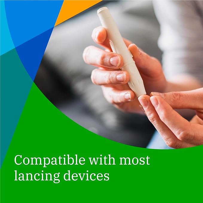 OneTouch Ultra Soft 2 Lancets | Fine 30G Lancets for Blood Testing | Compatible with Most Lancing Devices | Diabetic Lancets for Blood Glucose Monitor Kit, 1 Box (100 Lancets)