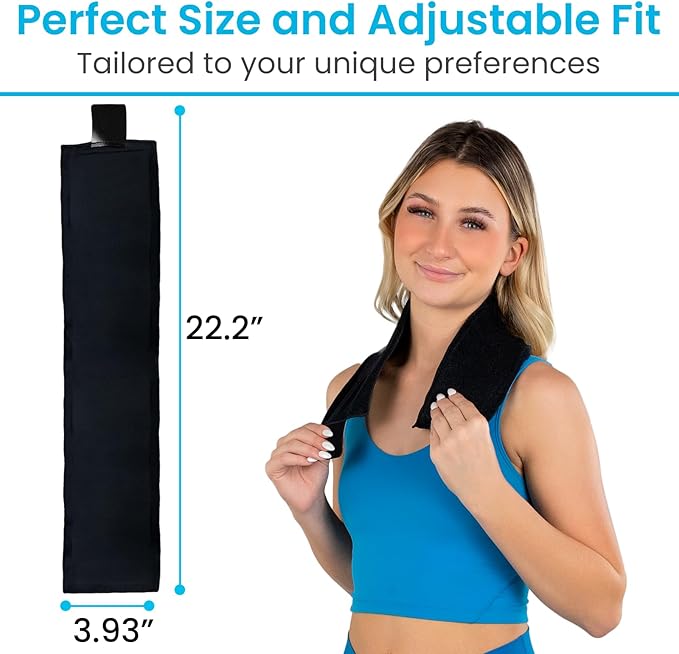 Arctic Flex Neck Ice Pack Wrap Gel - Reusable Hot & Cold Cervical Ice Pack for Neck, Shoulders, Pain Relief & Injuries - Cold Compress Cervical Wrap for Sprains, Swelling, Inflammation & Surgery