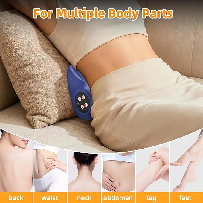 Neck Massager with Heat, Neck Massager Pillow with 3 Modes & Heat, 3-in-1 Wireless Electric Shoulder Massage with 2000mAH, Gift for Women Men Christmas