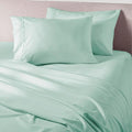 PeachSkinSheets Cooling Bed Sheets for Hot Sleepers - Ultra-Soft Breathable Luxury Microfiber Sheet Set, Moisture-Wicking, Deep Pocket, Oeko-TEX® (Full Size, Mint Julep)