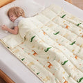 anfie Weighted Blanket Kids (50"x60" 5lbs), Weighted Blanket Cooling Blanket for Sleeping,Throw Size Breathable Blanket with Premium Glass Bead(Beige Animal)